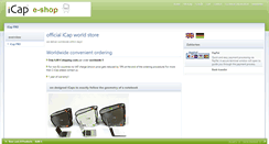 Desktop Screenshot of e.icap-shop.com