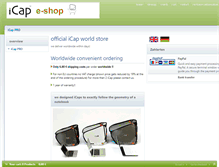 Tablet Screenshot of e.icap-shop.com